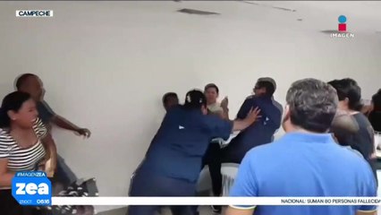 ¡A golpes e insultos! Así terminaron las elecciones del PAN en Campeche