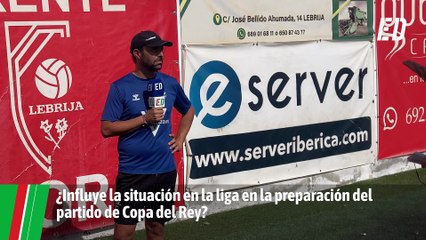 Lolo Rosano, técnico del Antoniano, habla para ED sobre el partido de Copa ante el Castellón