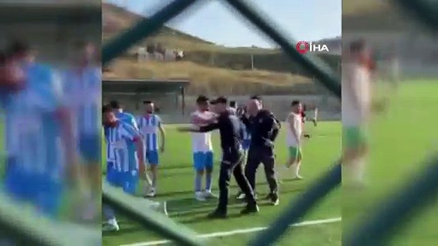 Amatör maçta polisin biber gazlı müdahalesine soruşturma başlatıldı