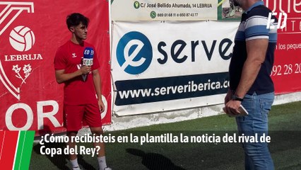 Nacho Cordero, capitán del Antoniano da sus impresiones sobre la Copa del Rey