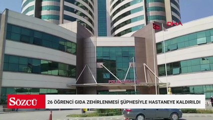 Tarsus’ta 26 öğrenci gıda zehirlenmesi şüphesiyle hastaneye kaldırıldı