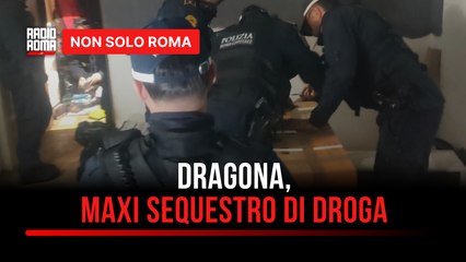 A Dragona scoperto maxi supermercato della droga: sequestrati 170 kg di stupefacenti