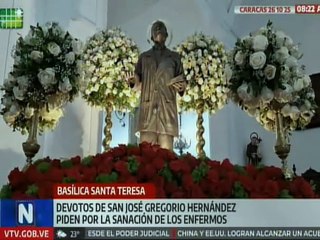 Caracas | Devotos de San José Gregorio Hernández cuentan sus experiencias y piden por los enfermos