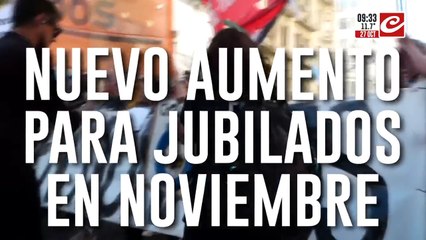 Nuevo aumento para los jubilados... ¿cuánto van a cobrar en noviembre?
