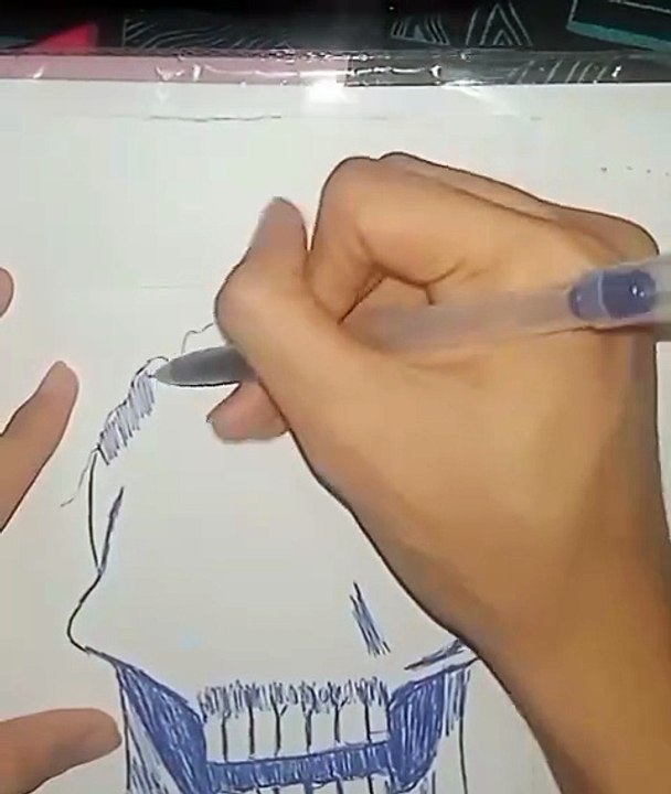Scary Skull Drawing 💀