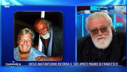 Abatantuono ricorda Mauro Di Francesco: "Si era ripreso, ? stata una bastonata"