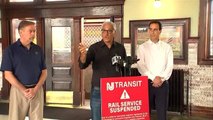 NJ Transit CEO Speaks Before Meeting Union Amid Strike