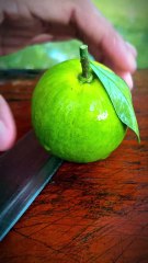 Easy Way To Cut Fresh Green Lemon — Food And Fruits