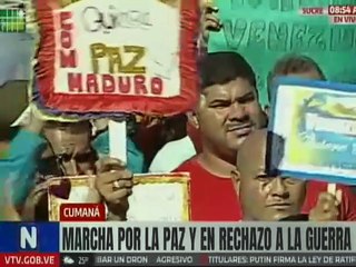 Sucre | Pueblo de Cumaná se moviliza por la Paz y en rechazo a la guerra
