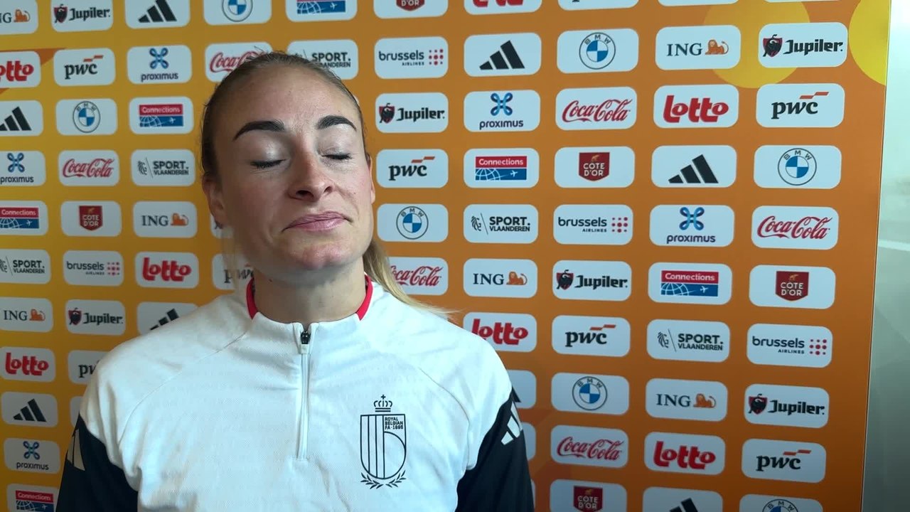 Red Flames: Tessa Wullaert s'exprime avant le match contre l'Irlande en barrage de la Ligue des Nations