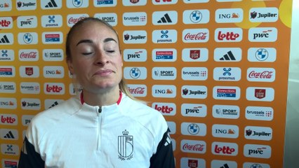 Red Flames: Tessa Wullaert s'exprime avant le match contre l'Irlande en barrage de la Ligue des Nations