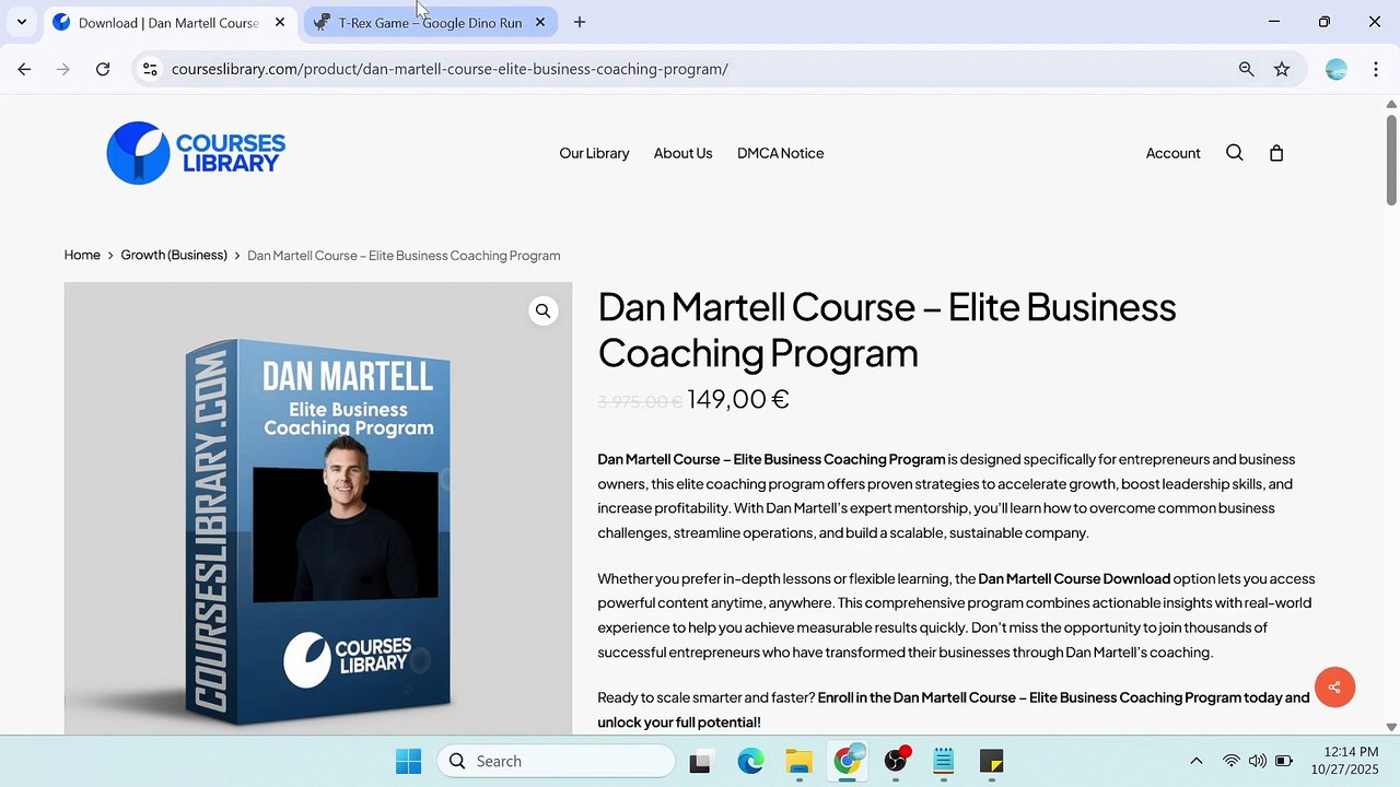 (courseslibrary.com)Elite Business Coaching Program by Dan Martell