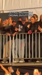 Rodrigo De Paul en Futttura, junto a la familia y amigas de Tini Stoessel