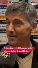 Felice Mazzù présenté à OH : "Le premier objectif est de sortir de la zone des play-downs