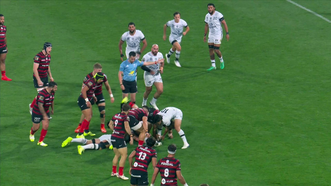 TOP 14 - Essai de Juan Cruz MALLIA (ST) - Stade Toulousain - RC Toulon