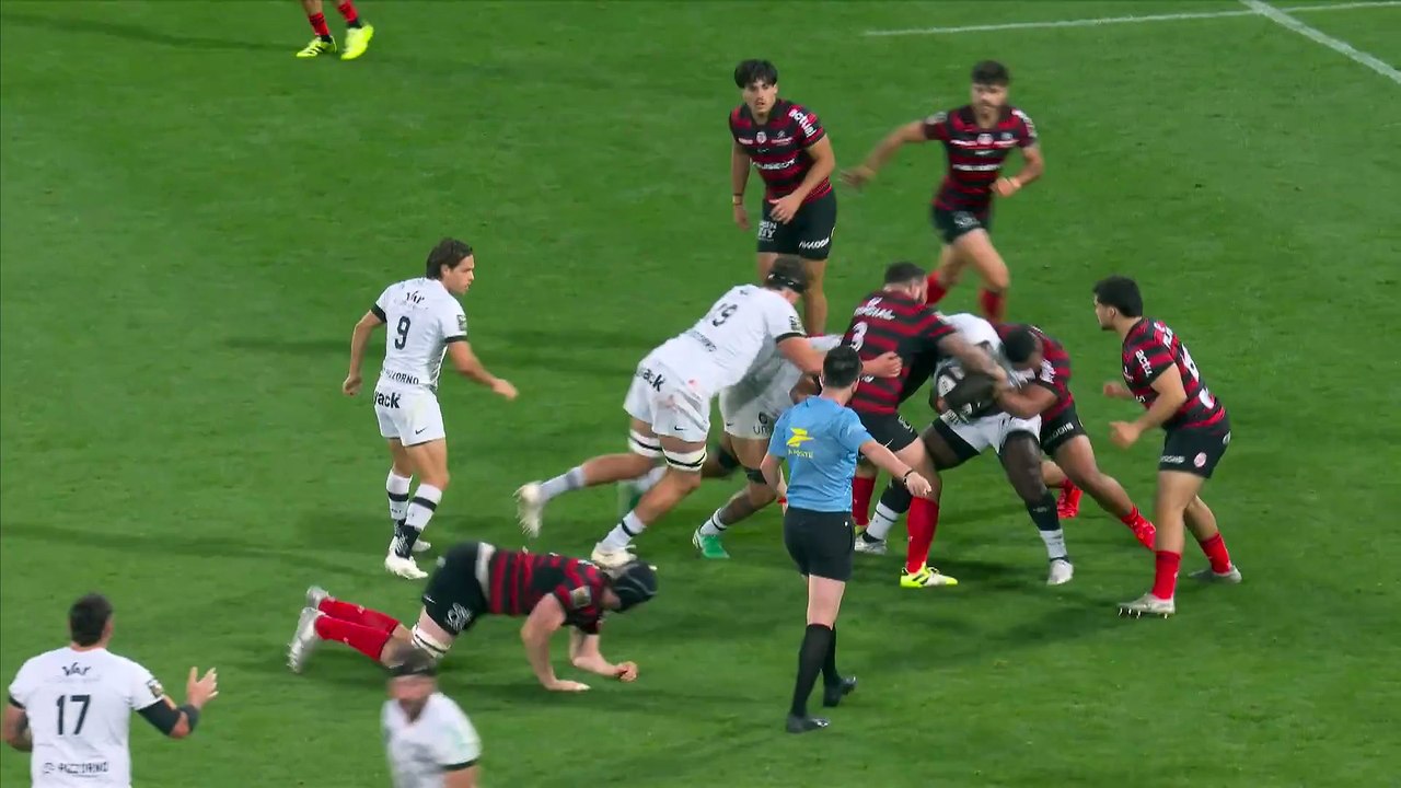 TOP 14 - Essai de Mathis FERTE (RCT) - Stade Toulousain - RC Toulon