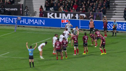 TOP 14 - Essai de Ange CAPUOZZO (ST) - Stade Toulousain - RC Toulon