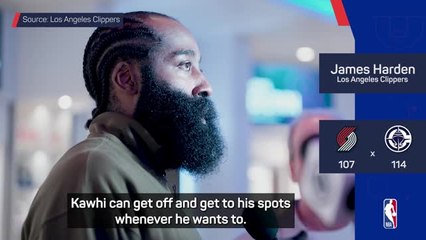 Harden hails Leonard as a 'generational talent'