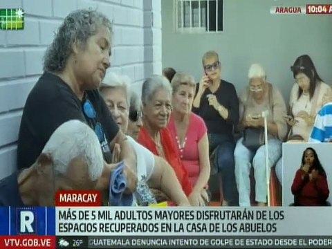 Aragua | Más de cinco mil adultos mayores beneficiados con inauguración de casa de los abuelos