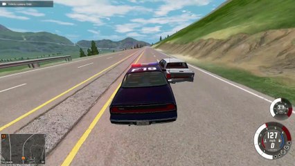 PIT Maneuver Goes Wrong (BeamNG Drive)