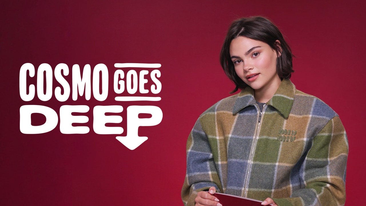 Ariana Greenblatt Answers Rapid-Fire Questions | Cosmo Goes Deep | Cosmopolitan