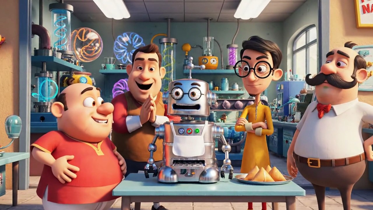 Motu Patlu aur Robot Baker | Funny Cartoon Episode | New Motu Patlu 3D Animation in Furfuri Nagar