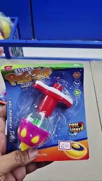 Funny Peg Top Toy Unboxing Demo – Colorful Spinning Tops for Kids