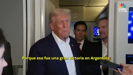 Trump analizó los resultados de las elecciones en la Argentina