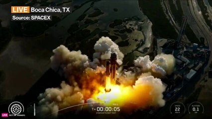 SpaceX Starship Launches in Key Test for Moon Rocket