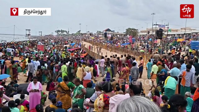 கந்த சஷ்டி விழா: பக்தர்களின் அரோகரா கோஷத்திற்கு நடுவே சூரபத்மனை வதம் செய்த முருகப்பெருமான்!
