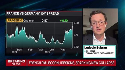 French 10-Year Yield Could Rise to 4%, Allianz CIO Says