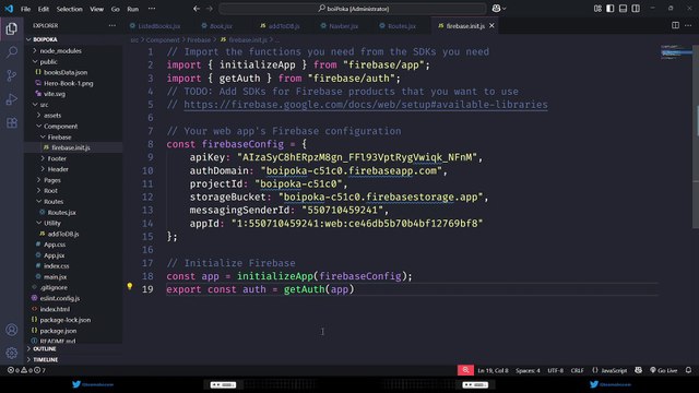 Firebase Integration & Google Sign-In Setup | React Authentication Tutorial in Bangla