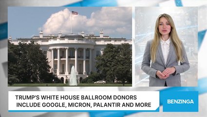 Trump's White House Ballroom Donors Include Google, Micron, Palantir and More