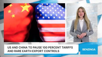US and China To Pause 100 Percent Tariffs and Rare Earth Export Controls