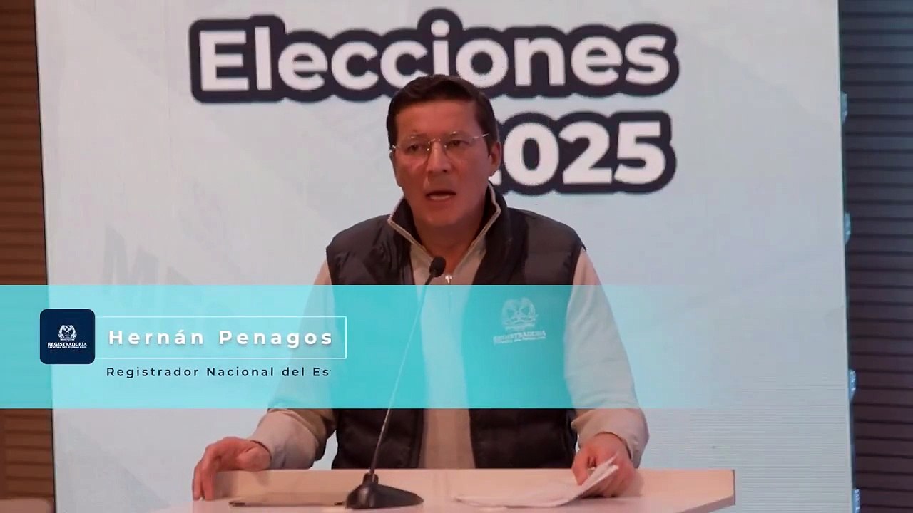 Hernán Penagos, aseguró que hubo suficientes tarjetas electorales en todo el territorio nacional y los ciudadanos pudieron ejercer su derecho al voto sin ninguna dificultad