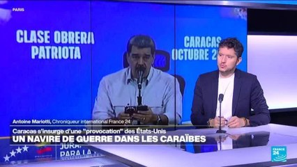 Un navire de guerre américain dans les Caraïbes : Caracas s'insurge