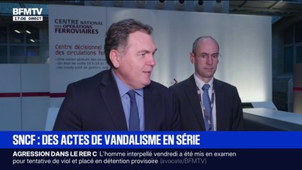 Acte de vandalisme sur le réseau SNCF: le ministre des Transports, Philippe Tabarot, parle d'un "incendie probablement criminel"