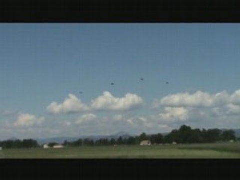 Patrouille de 4 Mirage 2000 @ Meeting d'Orange 18-05-2008