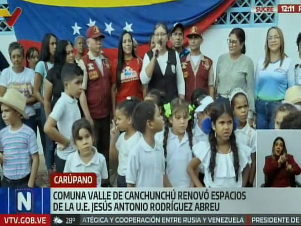 Poder Popular del edo. Sucre rehabilitó espacios de la U.E. Jesús Antonio Rodríguez Abreu