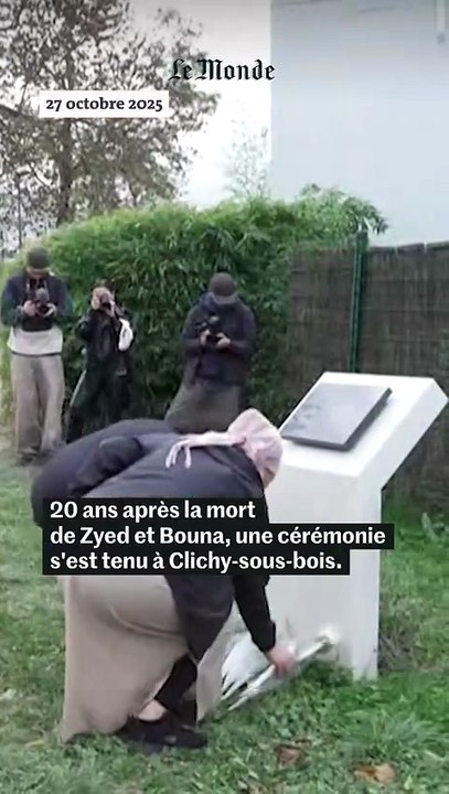 20 ans après la mort de Zyed et Bouna, une cérémonie d'hommage à Clichy-sous-Bois