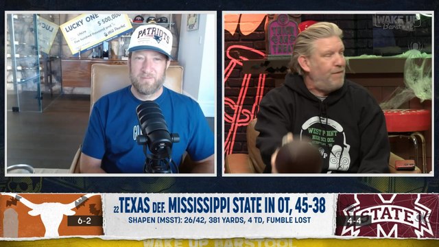 Brian Kelly Fired, Olsen & Gruden NFL Week 8, Texas Stuns MS State | Wake Up Barstool Full Episode