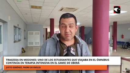 Tragedia en Misiones: uno de los estudiantes que viajaba en el ómnibus continúa en terapia intensiva