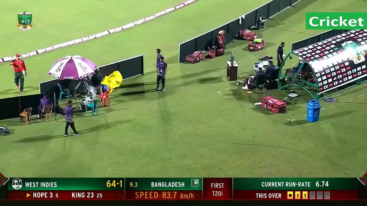 Bangladesh vs West Indies Highlights - 1st T20I 2025