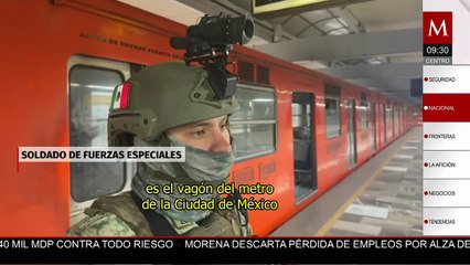 Fuerzas especiales reciben capacitación para reforzar la seguridad en el Metro de la CDMX