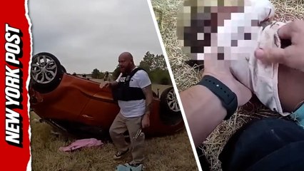 Fort Worth police and bystanders make heart-stopping rescue saving child under trapped car