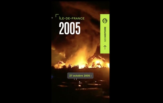 Le 27 octobre 2005 : révolte des banlieues françaises