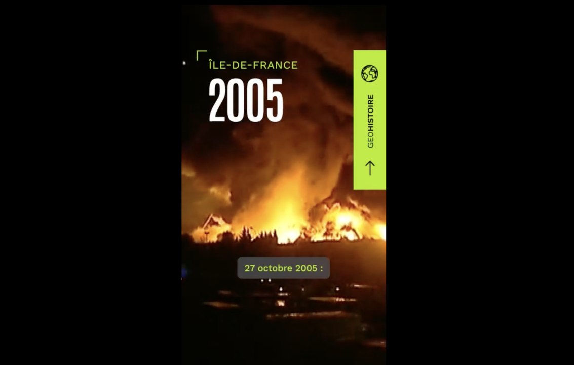 Le 27 octobre 2005 : révolte des banlieues françaises