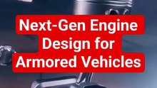 Next-Gen Engine Design for Armored Vehicles _ Advanced 3D Engineering Simulation #simulation