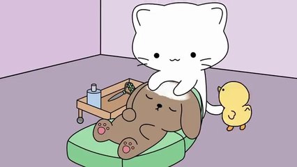 treating the injured duckling _ ASMR animation