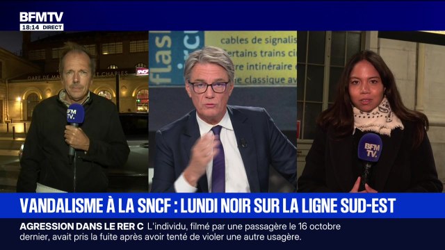 Marschall Truchot : Vandalisme à la SNCF, lundi noir sur la ligne Sud-Est - 27/10